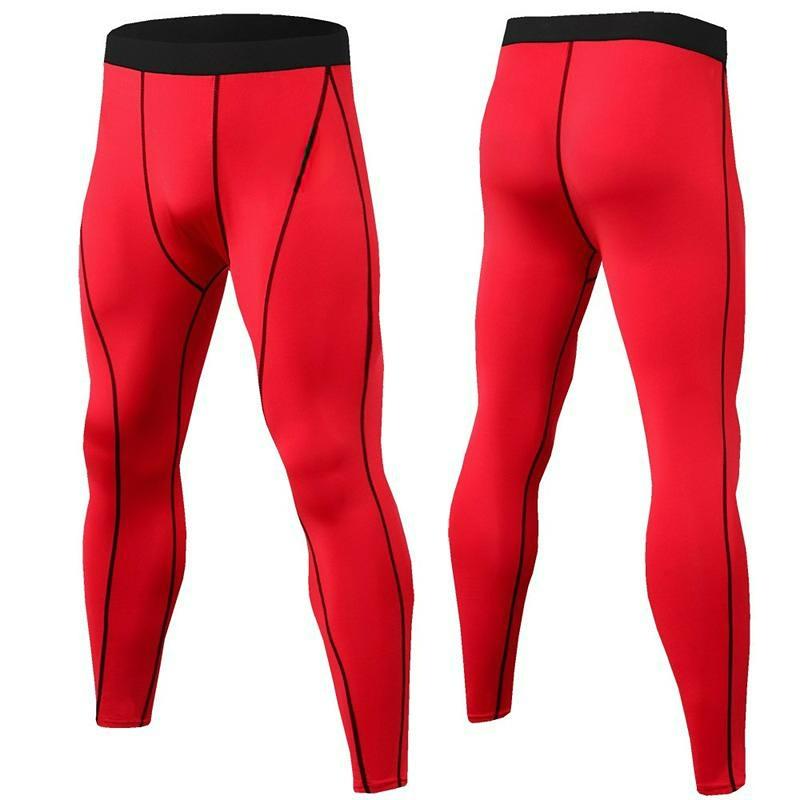 2026 Men s Sports Fitness Running Training Breathable Quick-drying Pants S красный