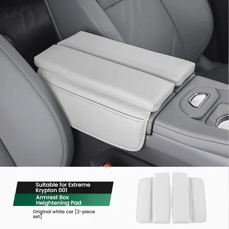 

For ZEEKR 001 Central Armrest Box, Height Booster Pad Protective Case, Memory Foam Gap Clip Box, Double Opening High-end
