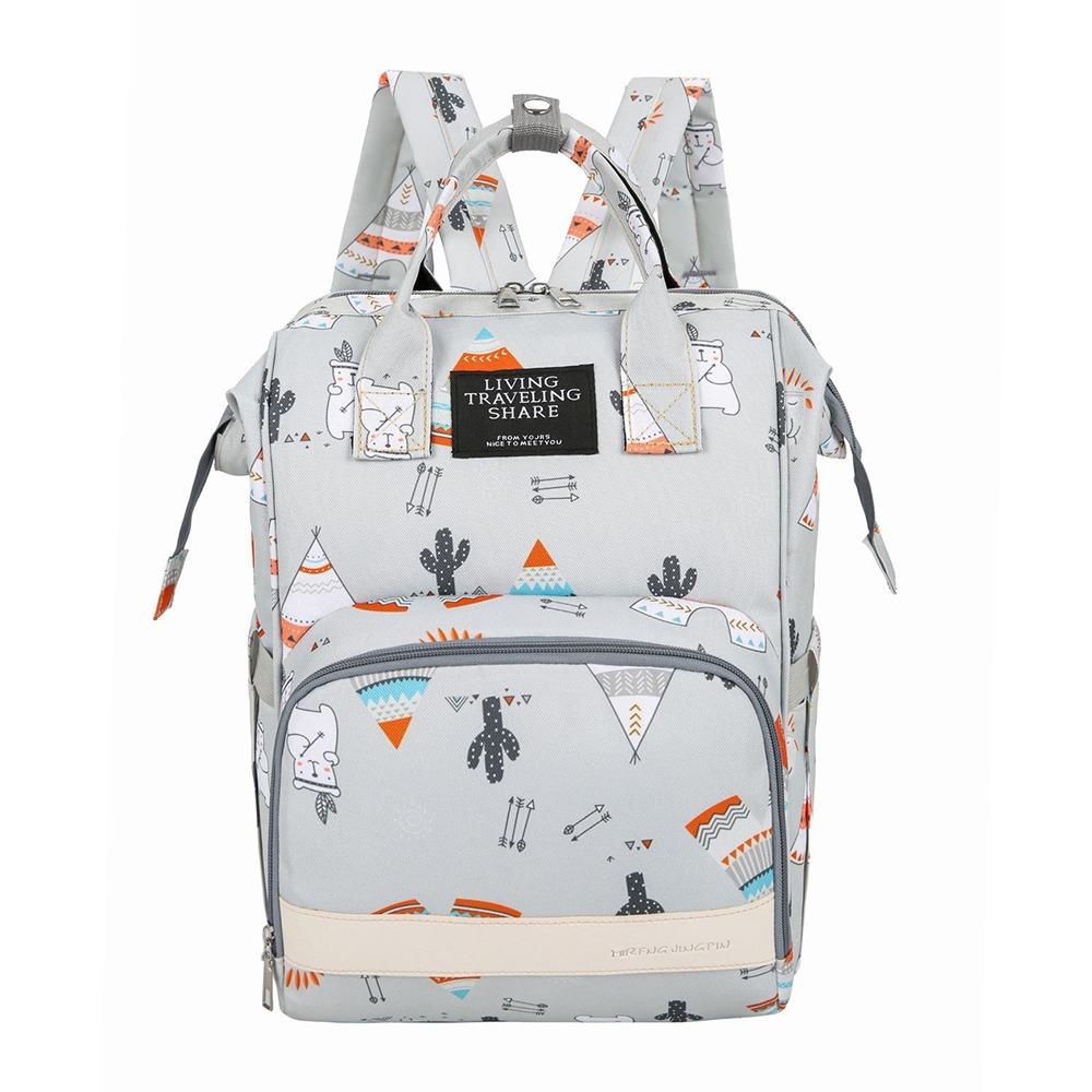 

Durable Material Mommy Backpack Large Capacity Breastfeeding Bag Travel Backpack Baby Care