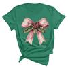 Christmas Printed Fashionable Women's T-shirt Christmas Trend Pure Cotton Casual Sportswear T-Shirts Women’s