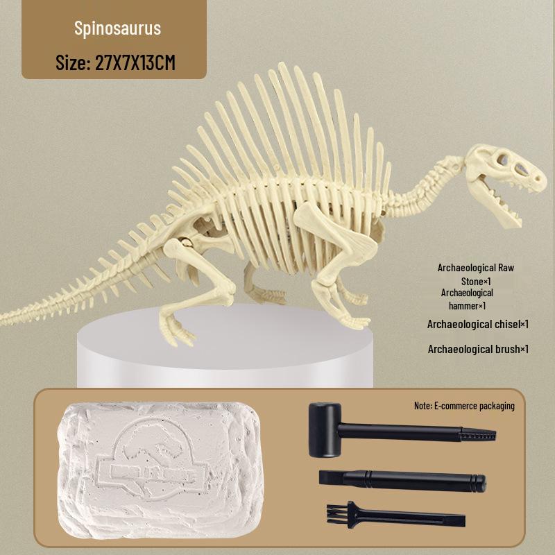 DIY Dinosaur Fossil & Gem Dig Kit: Children's Archaeological Treasure Hunt with Mermaid Theme