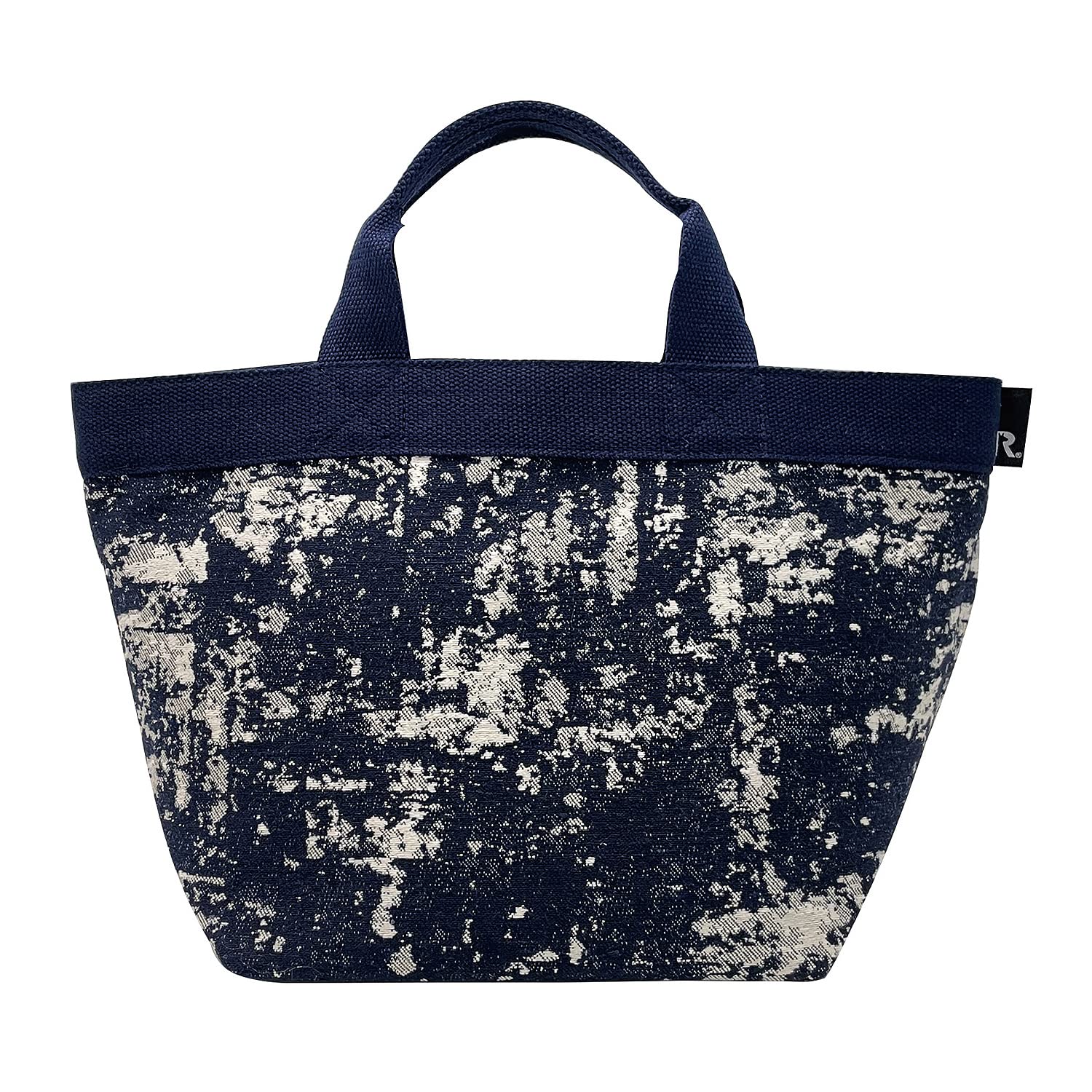 

Horizontal Adult Tote Bag LT Deli Pattern Fabric [Rootote] Women s (Navy) Темно-синій