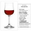 Shidao Tulip Crystal Wine Glass: High-Stemmed Glass for Spirits & Red Wine, Ideal for Home & Bar Use