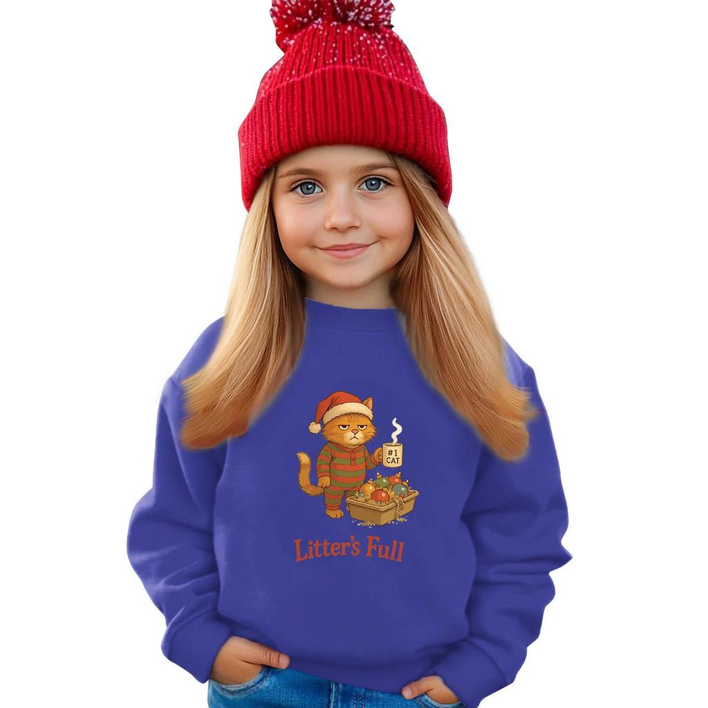 Kinder Sweatshirt Jungen Mädchen Rundhals Sport Sweatshirt Lässiger Pullover Sweatshirt Sportshirt