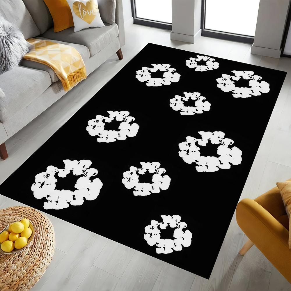 Luxury D-Denim T-Tears Door Mat Entrance Non-slip Washable Kitchen Carpet Living Room Hallway Rug Bathroom Decoration