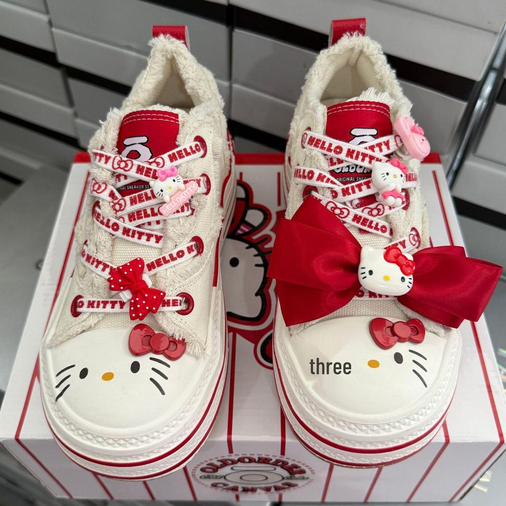 Sanrio Hello Kitty Collaboration Women's Canvas Shoes