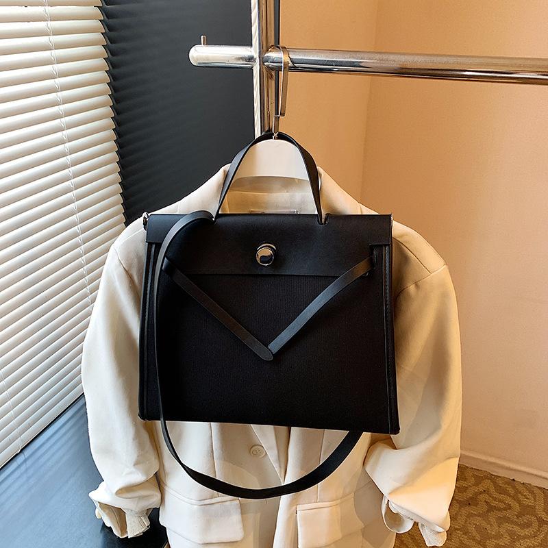 Bag Large Capacity Women's Big Bag 2025 New Shoulder Tote Bag Crossbody Canvas Bag Premium Sense Portable Kelly Bag
