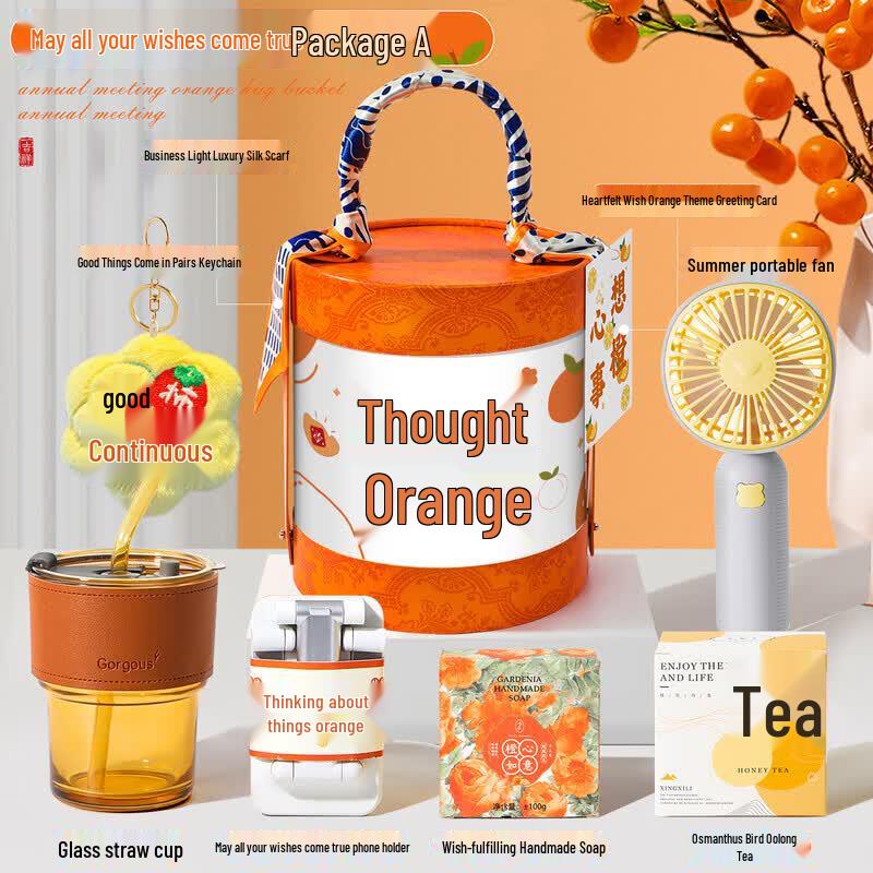 Fortune-themed Glass Cup Gift Set