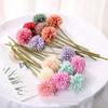 3/5PCS Hydrangea Artificial Flowers Bouquet Wedding Decoration Vase for Home Room Decor Fake Flowers Garden Ornament Accessories