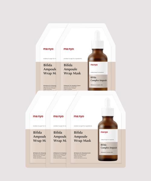 Маска-патч с бифидокомплексом Manyo Bifida Ampoule Wrap Mask 5 шт. none