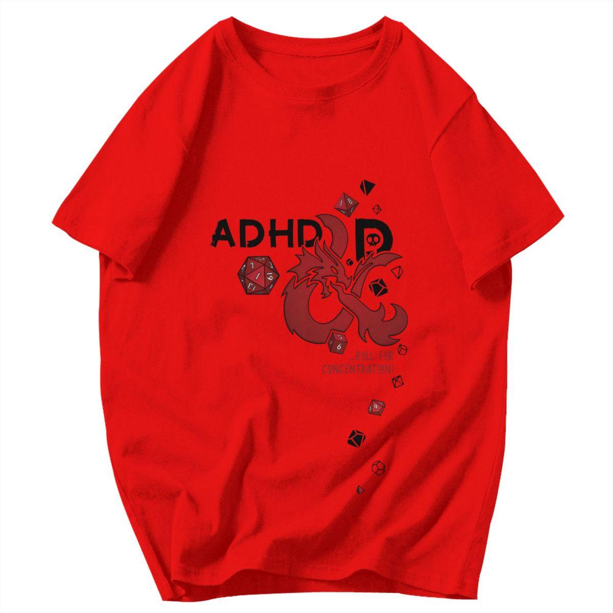 Men T Shirt 2025 ADHDD Roll For Concentration Pops Y2K Graphic Customized Unisex Clothing T Shirts S