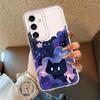 Cartoon Cat Case for Samsung Galaxy S26 S24 S25 Edge S20 Plus Note 20 Ultra 10 S21 S22 FE S23 Ultra Phone Cover