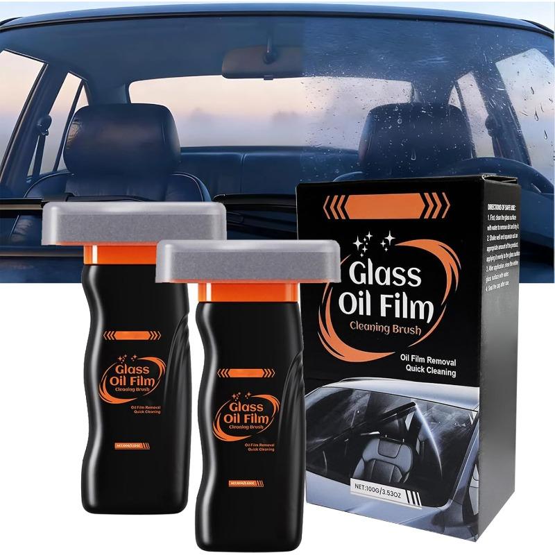 Anti Fog Oil Film Removal 100g Car Windshield Rain Repellent Hydrophobic Glass Cleaner For Car Detailing Long Lasting HD