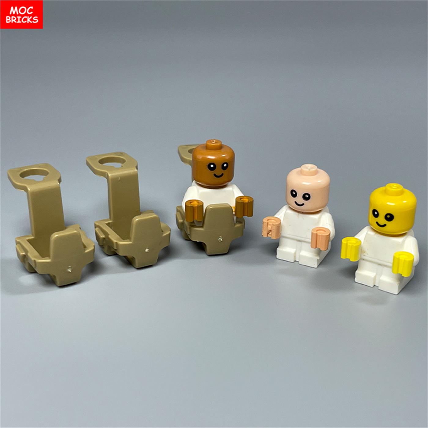 

Non-Toxic Moc Bricks Neck Wear Safety Baby Carrier Belt 37822 Bottle Educational Building Block Assembled Accessories Children Toys