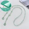 Crossbody Long  Beaded Mobile Phone Hanging Chain Phone Case Lanyard Anti-Loss Rope With Clip Bag Pendants For Iphone