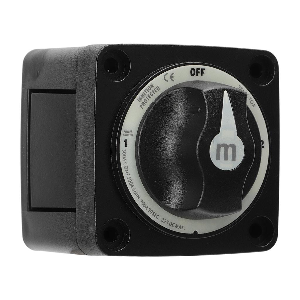300A Battery Selector Switch Heavy Duty 3 Position Marine Battery Cut Off Switch for RV Boat