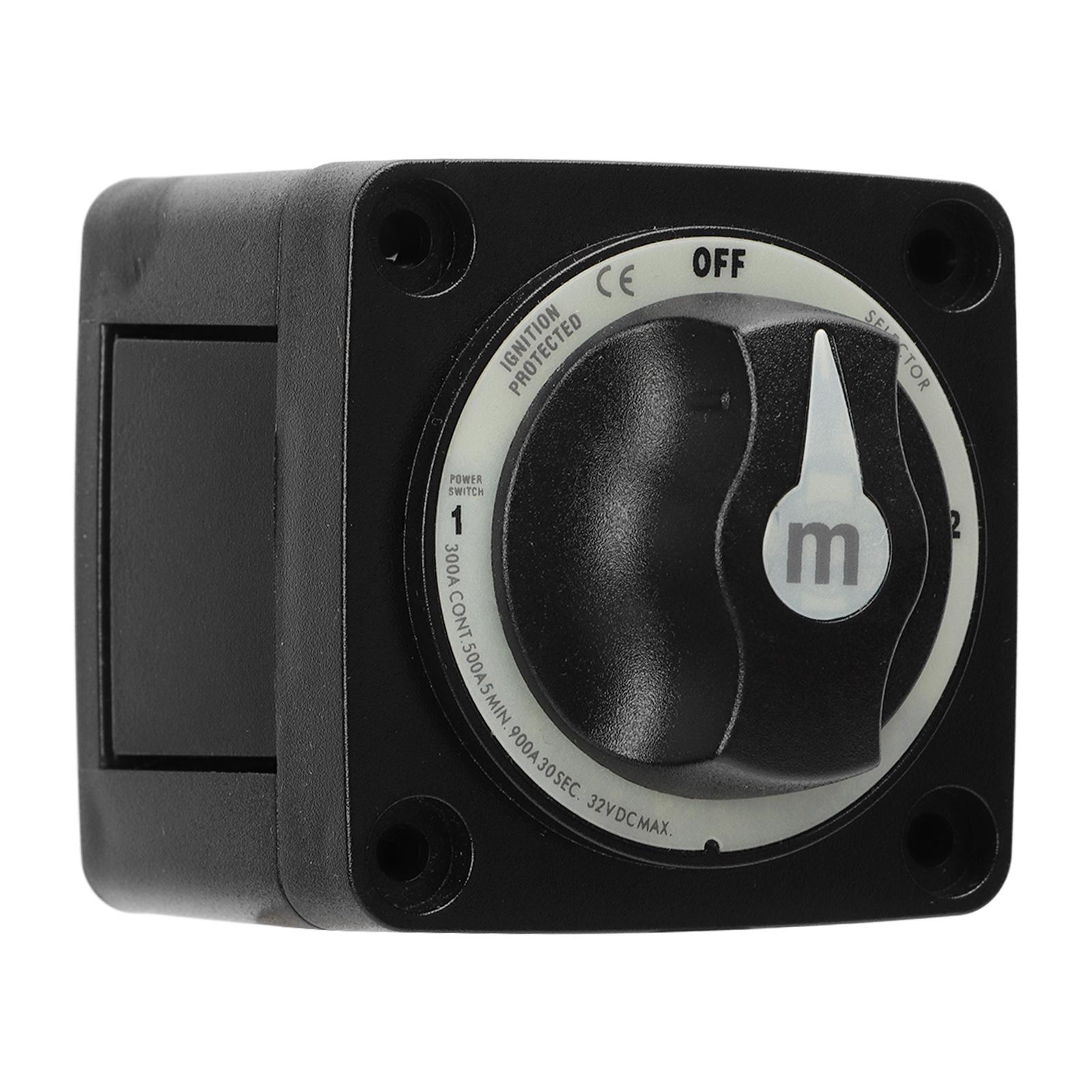 

Переключатель выбора аккумулятора 300А Сверхмощный 3-позиционный Морской выключатель массы аккумулятора для автодома, лодки