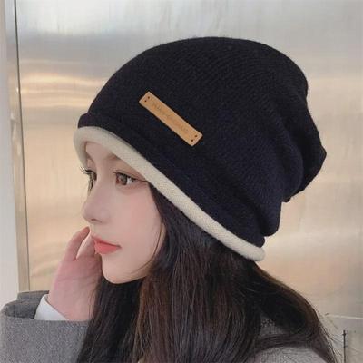 Women's Autumn/Winter Wool Hats - Korean Retro Fashion, Versatile Knit Beanie for Small Faces.