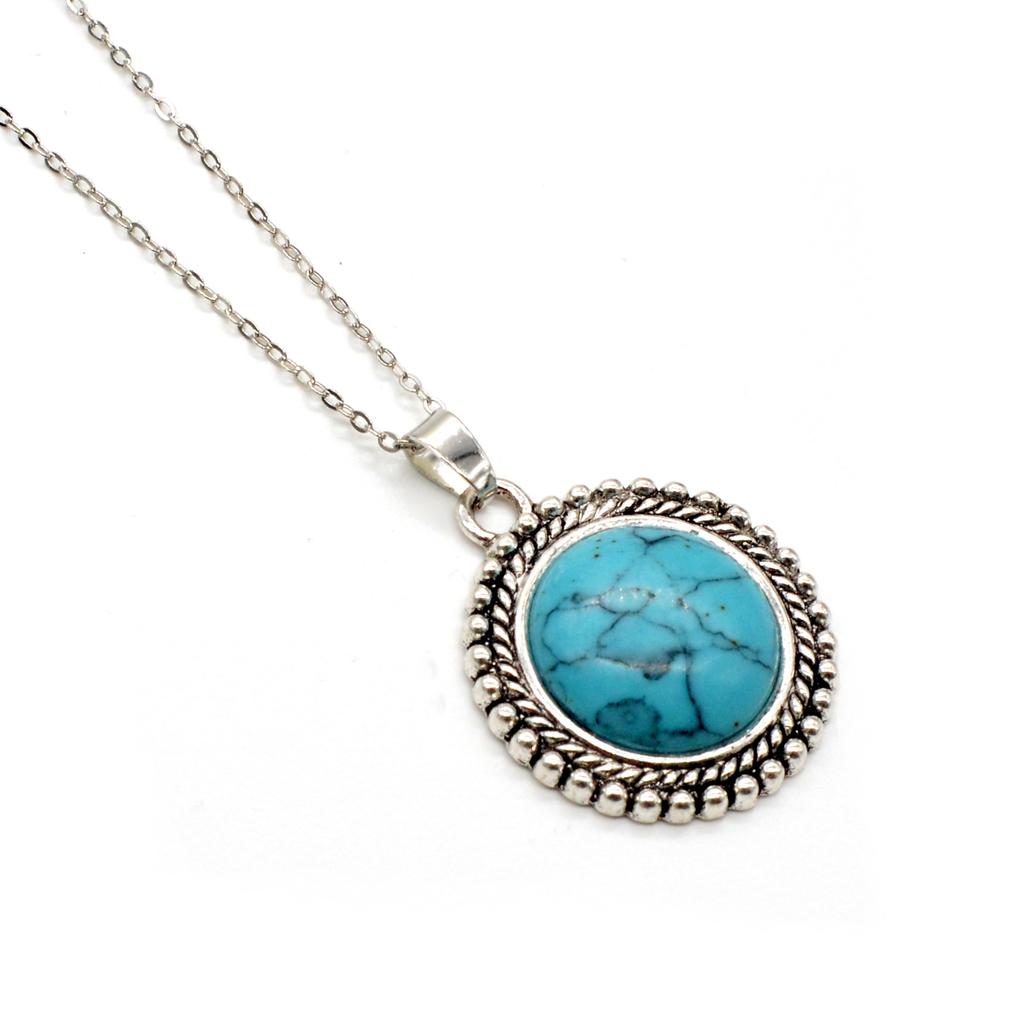 JOYA GIFT Valentine's Day Gifts Chinese Classical Natural Gemstone Women's Necklace Pendant, Aristocratic Lady's Elegant Pendant