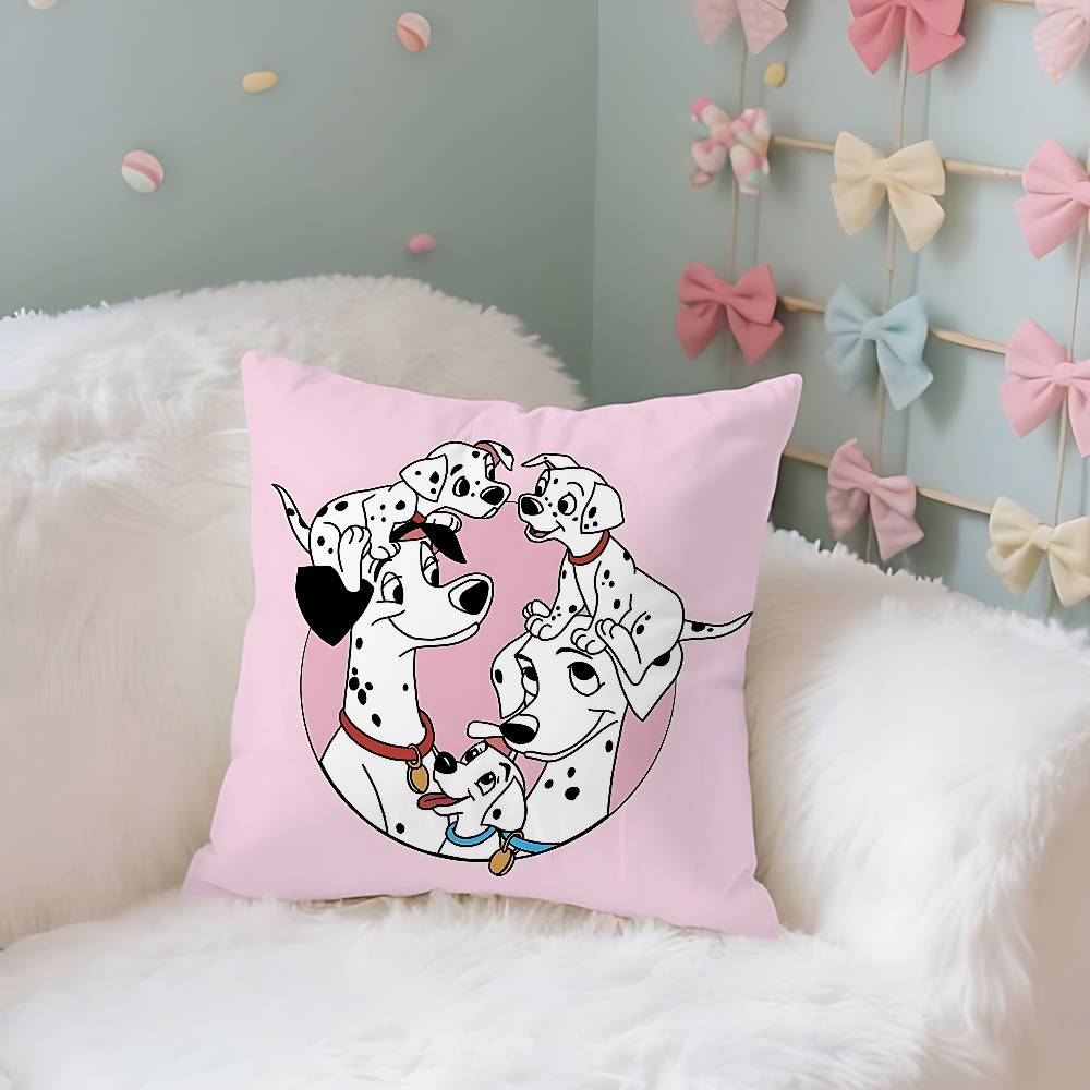 Classic Cartoon101DdalmatiansS Cute Throw Pillow Covers Pattern Cushion Cover Suitable For Sofa Bedroom Car Pillow Cover