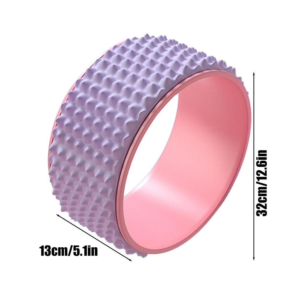 Yoga Wheel Back Wheel For Deep Tissue Massage Pilates Equipment For Stretching Massage Balance Sports Flexibility Exercise фиолетовый