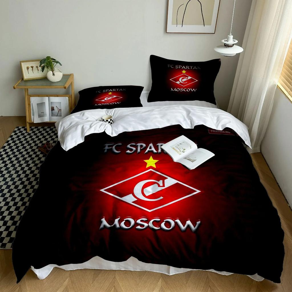 Spartak Moscow Duvet Cover Set EU Single Double King US Twin Full Queen Size Bedclothes