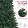 Artificial Christmas Tree 180 Cm With 760 Memory Wire Branches And Foldable Base Green Christmas Tree