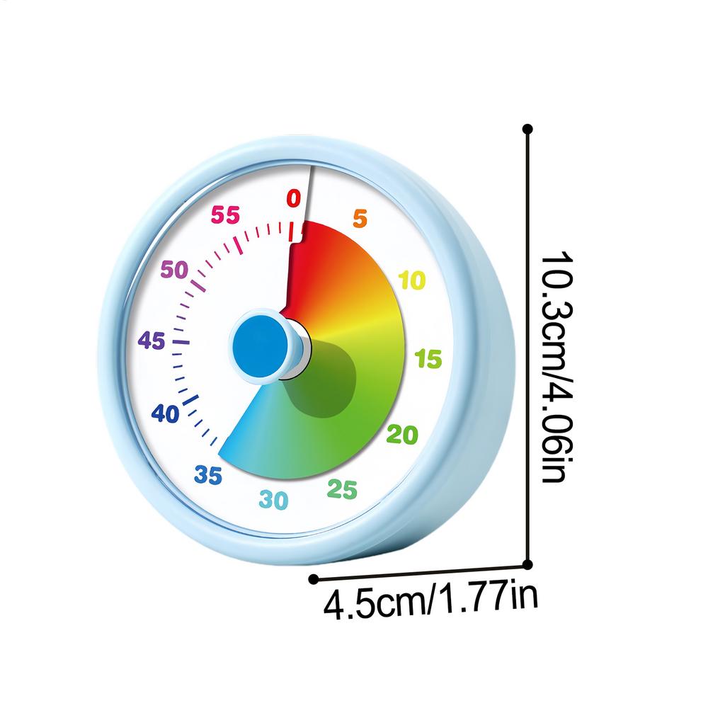 Kids Time Management Tool Silent Visual Countdown Clock Autism ADHD Helper for Classroom, Bedroom, Homework & Study Learning