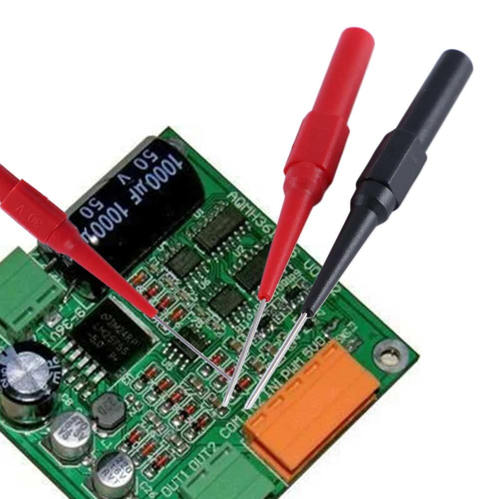 

Красный Красный/Черный Высококачественный Инструмент Прокалывание Изоляции 1 Пара Игл Неразрушающий Тестовый Зонд красный/чёрный