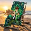 Ben 10 Cartoon Print Beach Towel Design, Soft, Lightweight. for Home Bathroom, Spa, Pool, Yoga, Surfing, Camping, Gift for Family, Friend