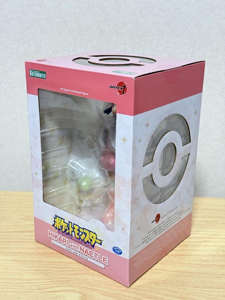 [USED] Kotobukiya Hikari with Turtwig figure with direct sales bonus illustration