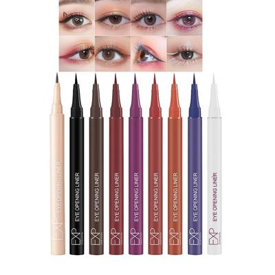 QIAWES Delineador Líquido à Prova d'Água Multicolorido Fácil de Usar e Perfeito para Iniciantes Vermelho Sakura - Aplicar, Resistente a Manchas, Secagem Rápida - - 03#