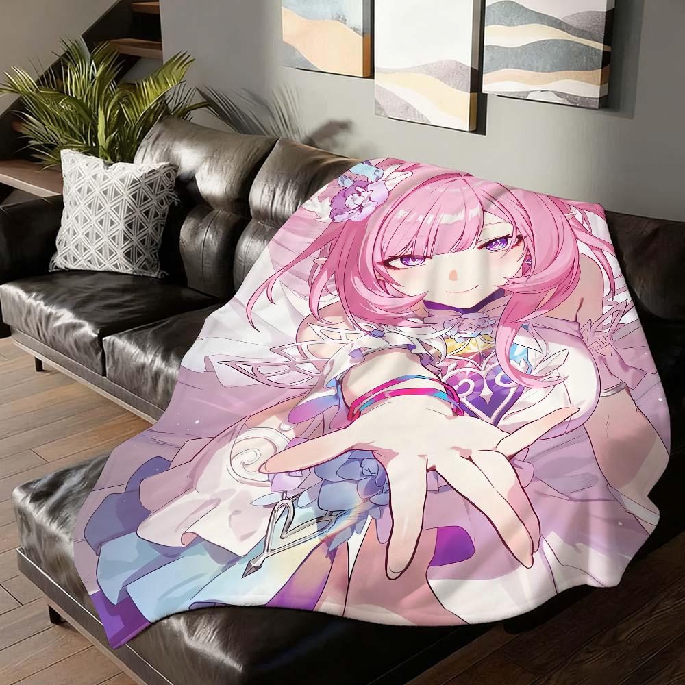 Spiel Honkai Star Rail Cyrene Decke Weich und Hautfreundlich Für Sofa Bett Nickerchen Tagesdecke Alle Jahreszeiten Steppdecke