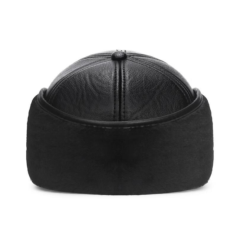 ZHENYUEQI Men's Winter PU Baseball Cap