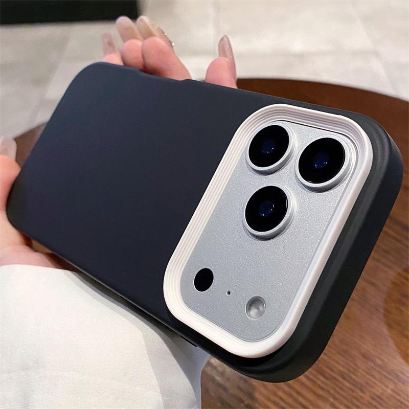 iPhone 17 Pro Three-in-One Liquid Spray Oil Phone Case, Compatible with Apple 16/15, Silicone 14, Cross-Border 1312