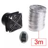 Air Circulation Fan Air Volume 44CFM Fan Duct Exhuast Fan Compact Size High-speed Sturdy And Practical USB Charging