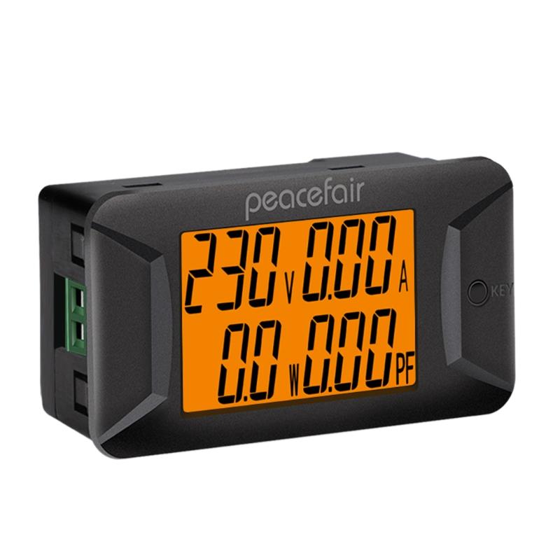 

AC 40-400V 100A Digital Multimeter Voltage Current Meter Electric Instrument Power Factor Meter 1