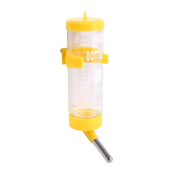 Sticlă de apă pentru hamster de 125/500 ml cu cântar Fântână de băut rezistentă la scurgeri Dozator suspendat Hrănitor automat