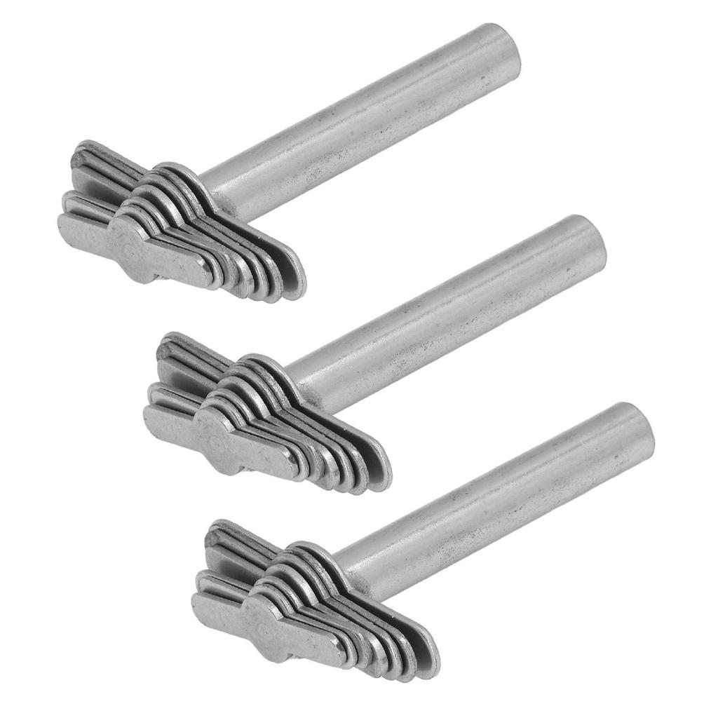 3Pcs Cork Borer Set Stainless Steel Manual Rubber Stopper Borer Tool for Laboratory Experiments