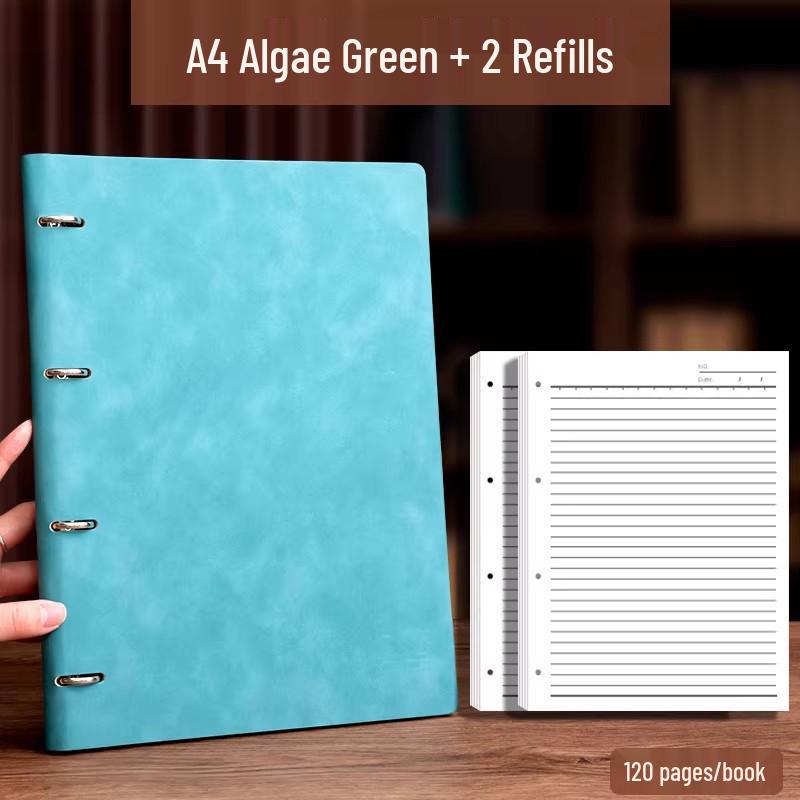 A4/B5/A5 Loose-Leaf Notebook with Custom Logo for Business or Personal Use
