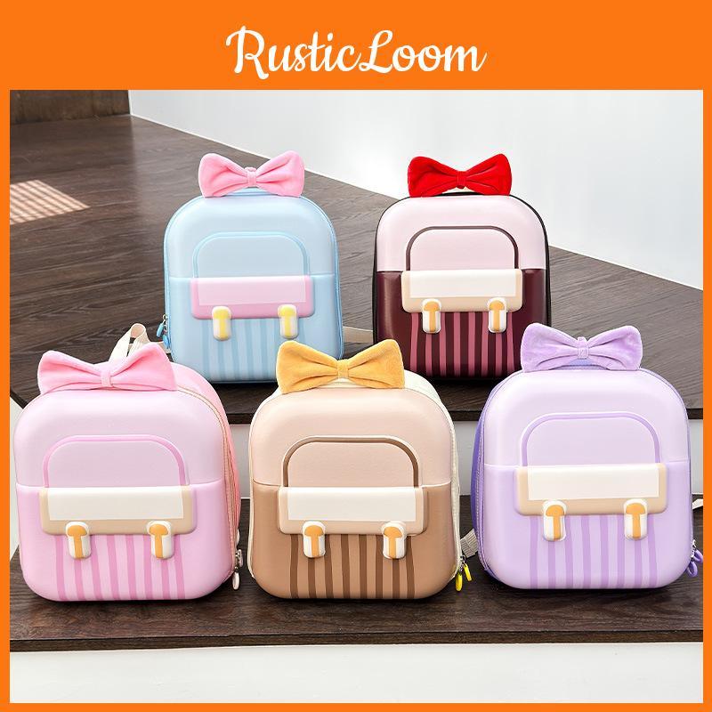 Bow Mini Backpack Schoolbag Lightweight Kindergarten Student Bag Boy Girl Gifts