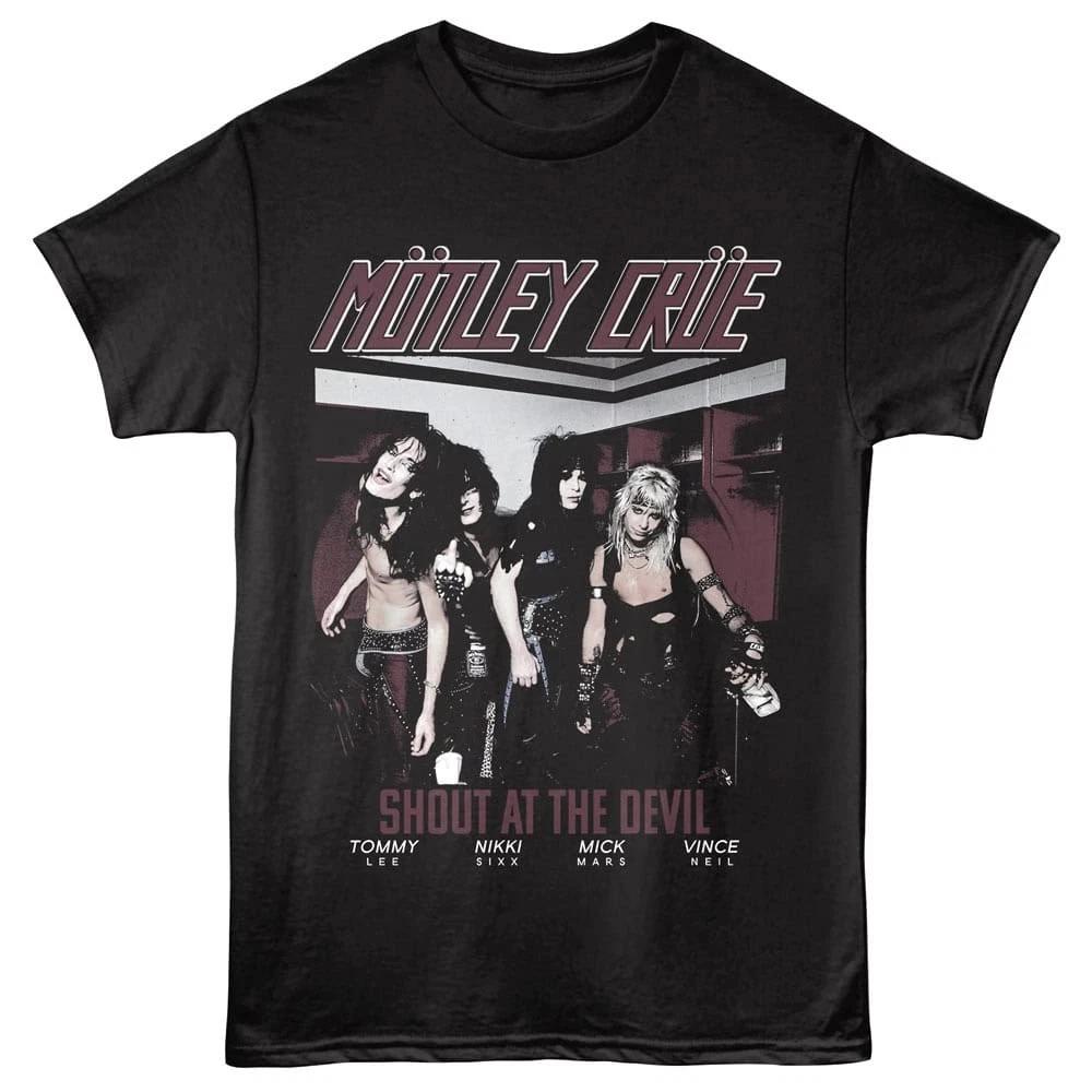 Motley Crue Shout at the Devil Line-Up Men s T Shirt XL