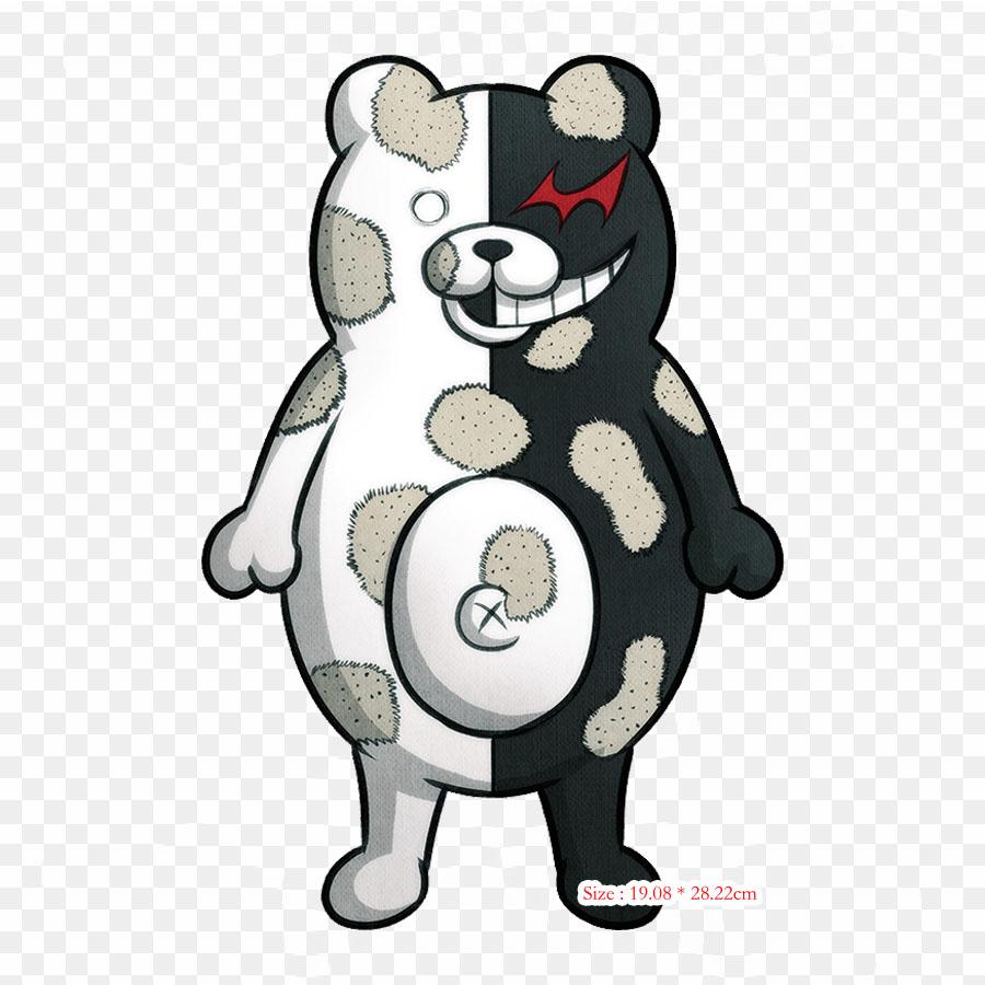 Danganronpa Monokuma Danganronpa V3 Killing Harmony Danganronp Stampa adesivo sui vestiti Adesivi termici fai-da-te per magliette Patch Ferro su toppa di trasferimento