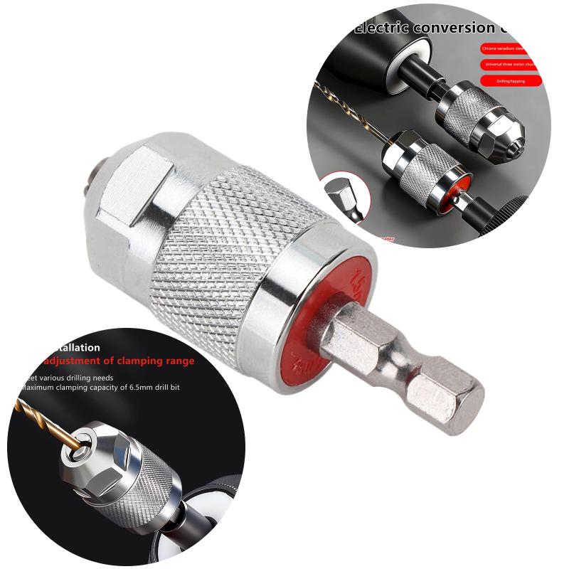 Electric Drill Bits Collet Converter Extension Electric Grinding Tools Quick Change Hexagonal Handle Screwdriver Chucks Adapter
