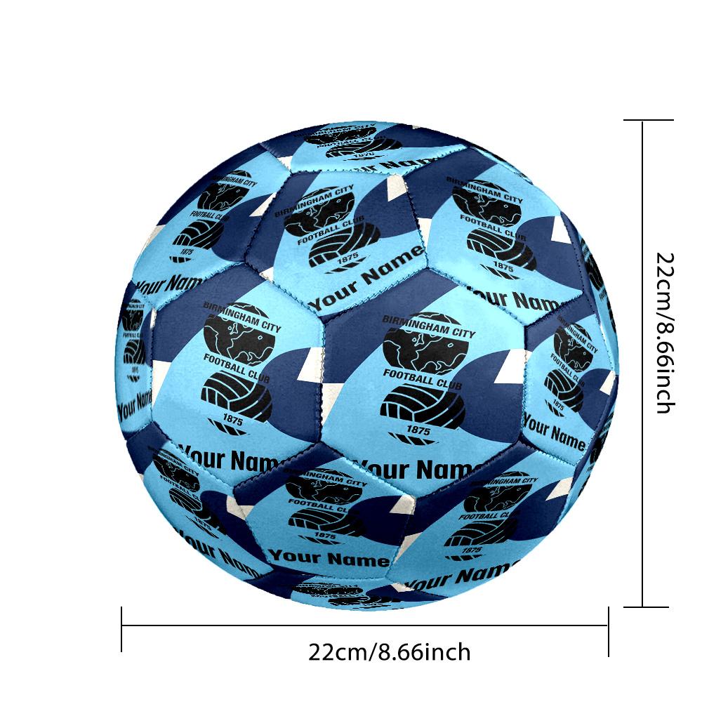 BIRMINGHAM CITY Football Fashion Size 5 Football Wearproof Non‑Slip Soccer Ball For Sports Training Entertainment Use