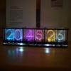 Imitate Full Color RGB Glow Tube Clock LED Music Spectrum DIY Kits Decoration Gift Night Light Atmosphere Light
