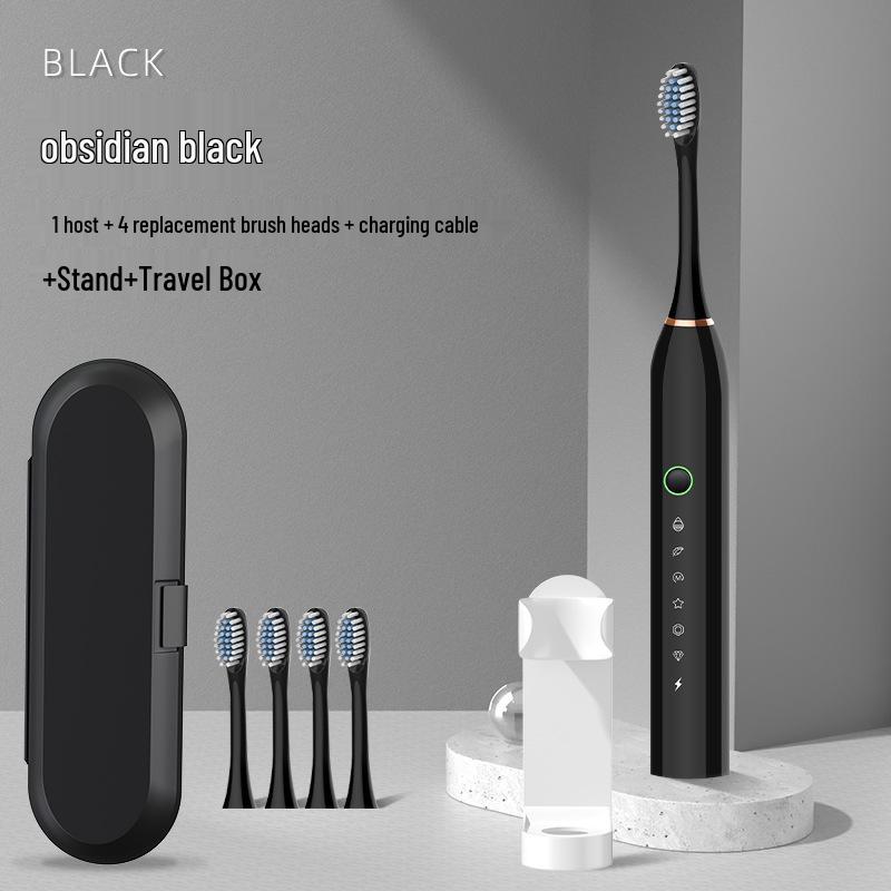 Portable Electric Toothbrush Set for Home, Dormitory, Travel - Suitable for Children and Adults