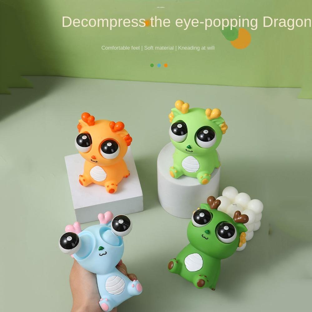 Big Eyeball Eye Popping Worm Bouncing Toy Bouncing Worm Toys Funny Squeeze Toy Stress Relief