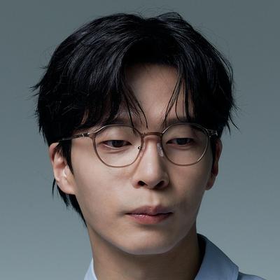 Alloaiweeo [Air Flex] Al6402 1313G Airflex Ultra-Lightweight_Transparent Khaki Hexagon Frame_Blue Light Lens Selection