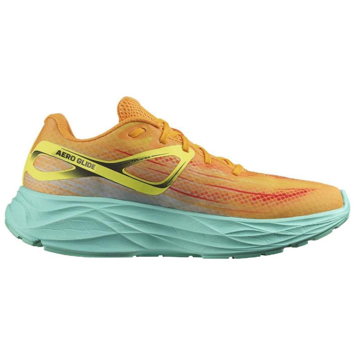 Salomon Aero Glide Zinna Cockatoo Мужские кроссовки Оранжевый Безопасность-Желтый — фото 2